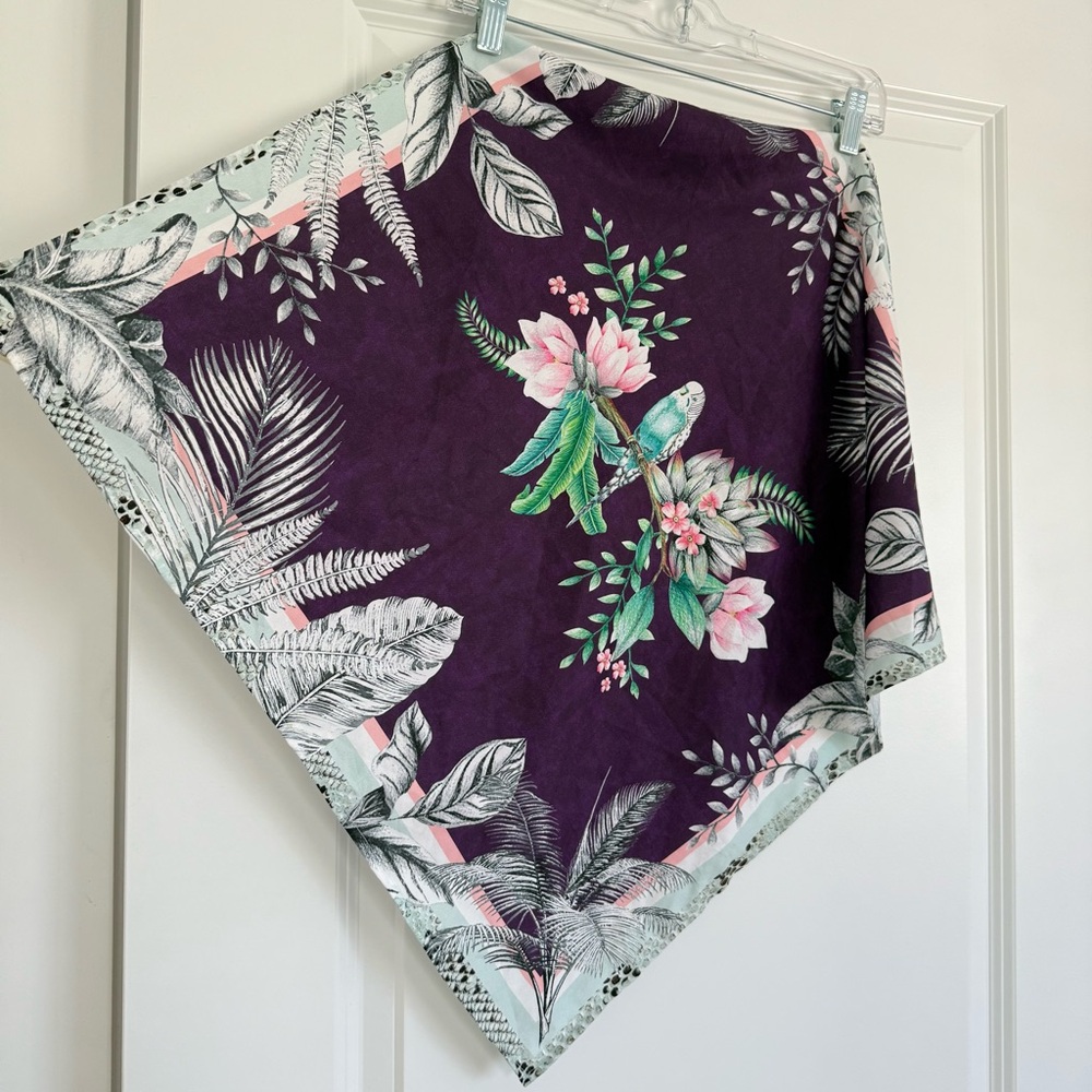 Agua Bendita Lexi Wisteria Scarf Pareo Top One Size